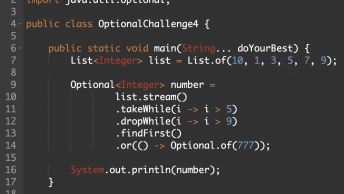 Optional takeWhile dropWhile