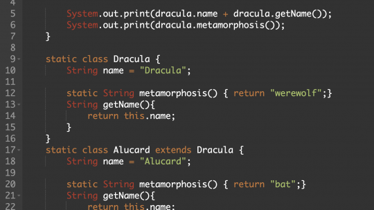 dracula polymorphism