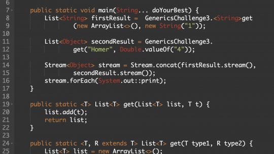 java generics method