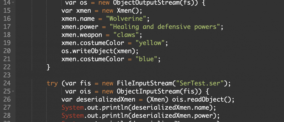 serializable file