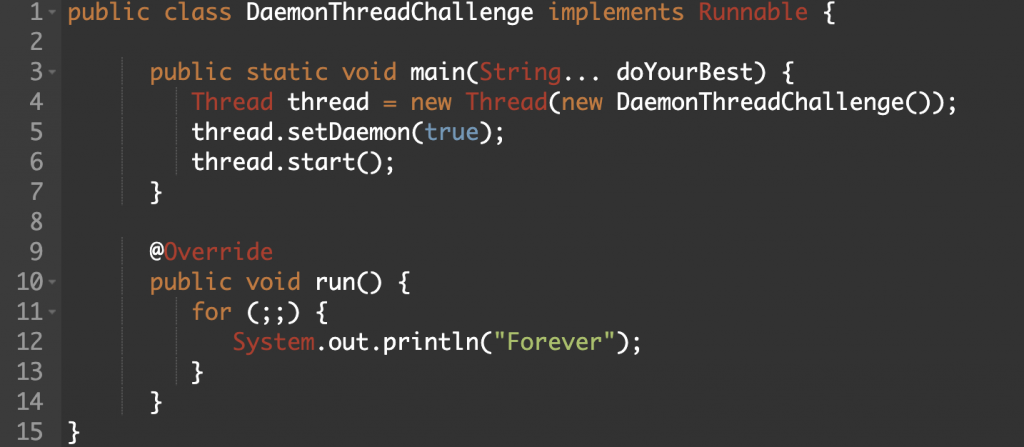 daemon thread