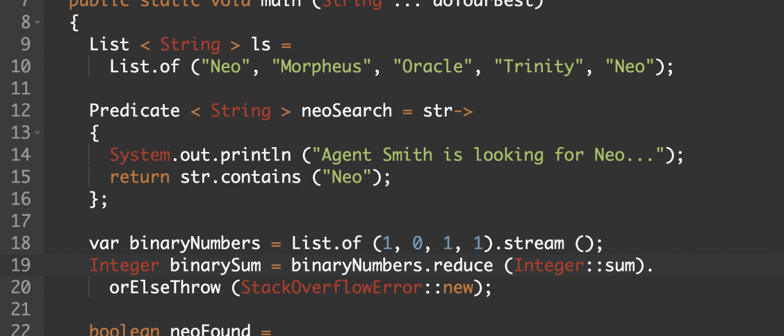 stream predicate search