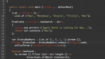stream predicate search