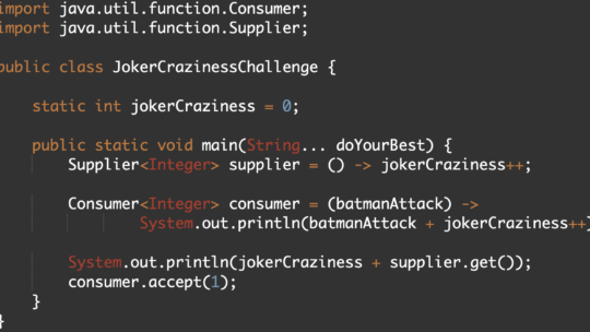 joker lambda challenge
