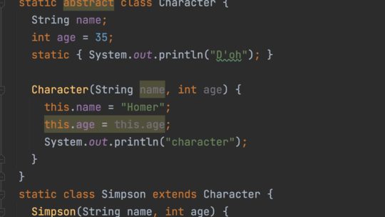 simpson inheritance constructor challenge