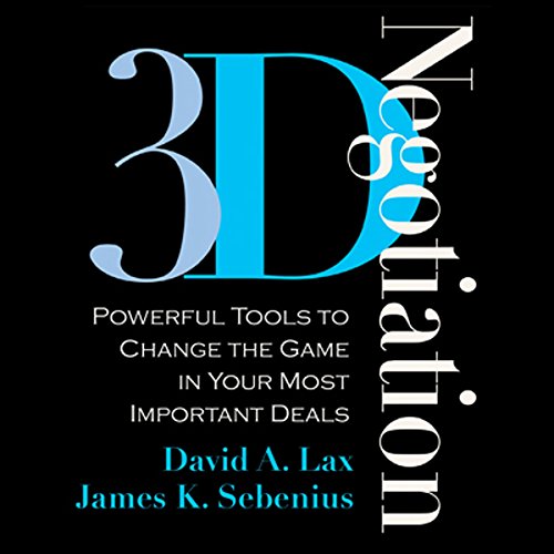 3D Negotiation - Negotiation Book