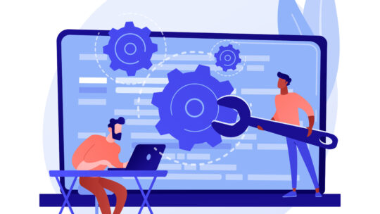 Two developers are configuring their cloud services.